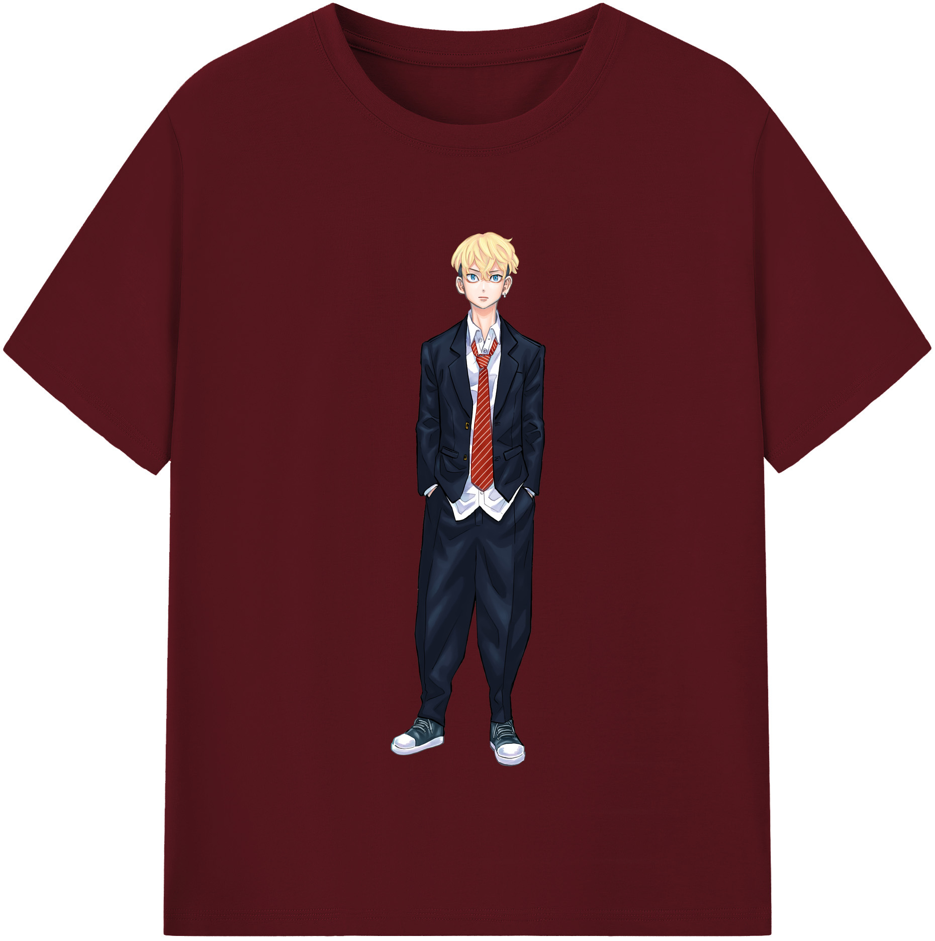 （画像用） 東京リベンジャーズ Tokyo Revengers 綿100％半袖Tシャツ（フロントプリント）